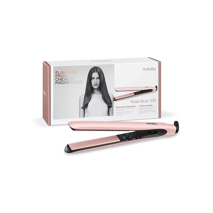 Babyliss 2498PRE Plancha de Pelo Rosa