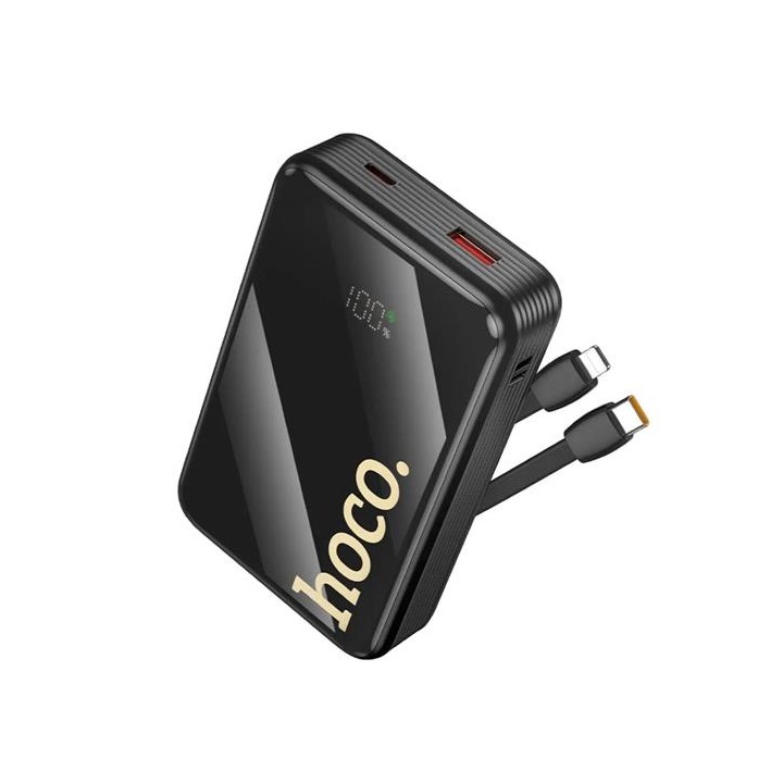 Powerbank Hoco Q37A 22.5W+PD20W 20.000 mAh con Cables USB-C y Lightning