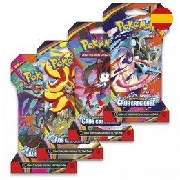 Sobre cartas Caos Creciente Megaevolucion Pokemon español