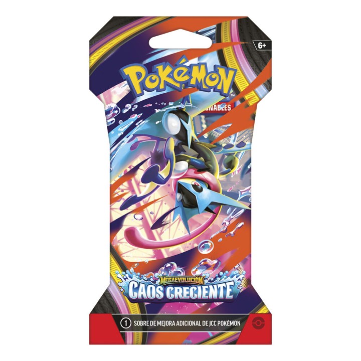 Sobre cartas Caos Creciente Megaevolucion Pokemon español