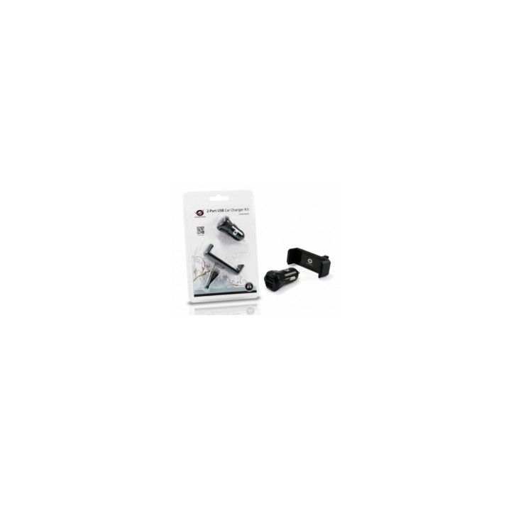 CARGADOR COCHE 2P USB CONCEPTRONIC CUSBCAR2AKIT