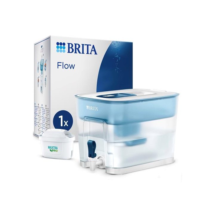 Brita Depósito Filtrante Flow Azul 8.2 Litros + 1 Filtro 1f MXPRO