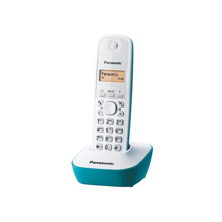 PANASONIC KX-TG1611SPC Teléfono DECT Azul/Caribe