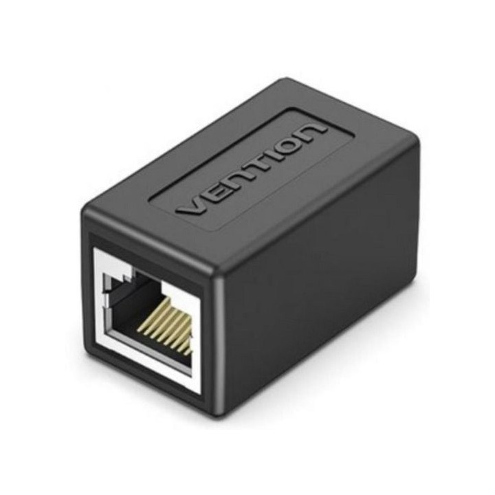 ADAPTADOR VENTION RJ45 CAT.6 FTP HEMBRA - HEMBRA BLACK ( PACK 5UD )