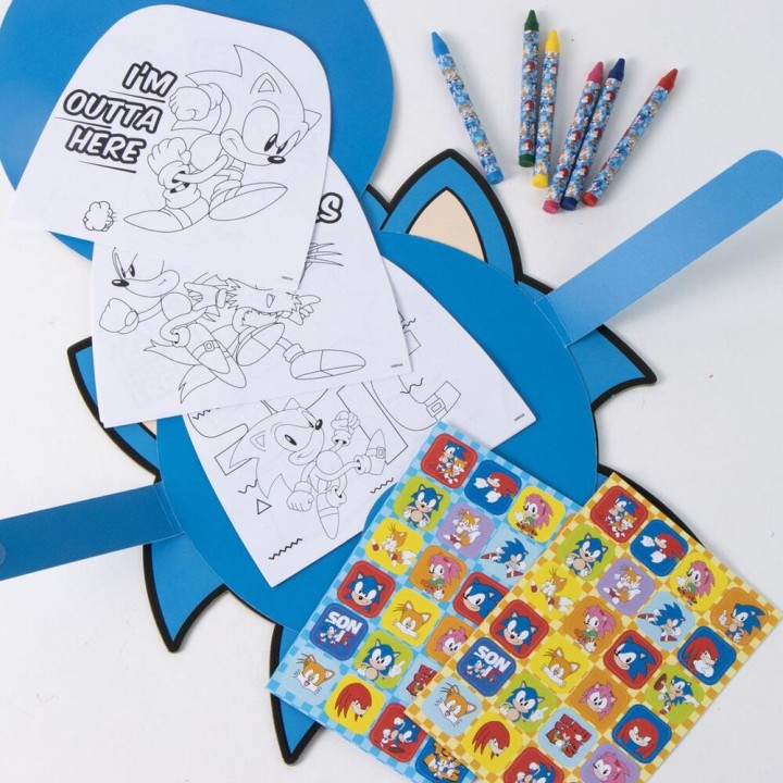 Album actividades coloreable Sonic the Hedgehog