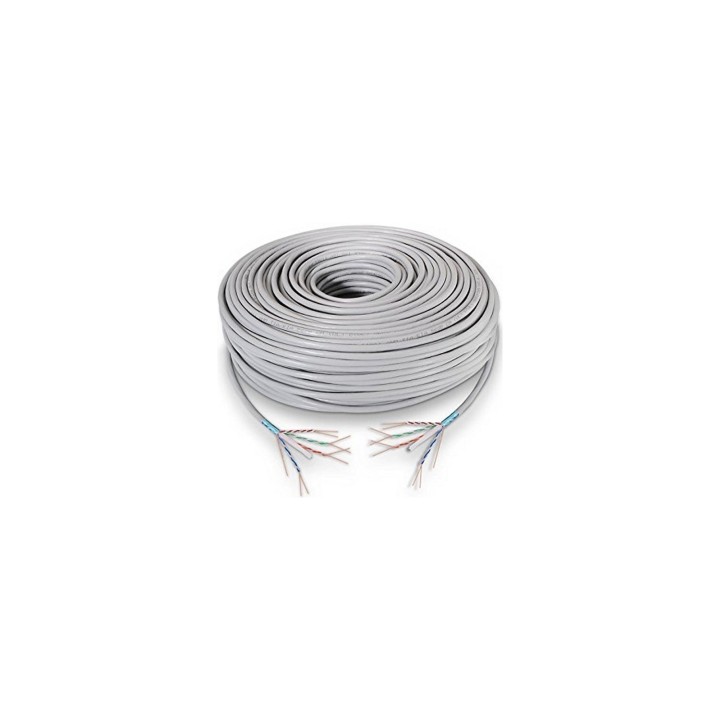 BOBINA CABLE FTP CAT-6 100MT NANOCABLE GRIS 10.20.0902