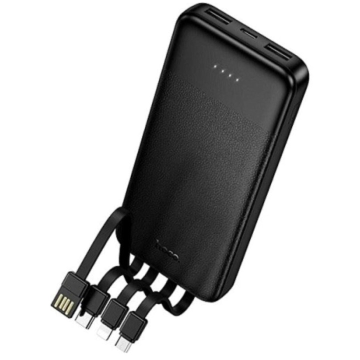 Hoco J163 Powerbank 10.000mAh con 4 tipos de Cables Incluidos