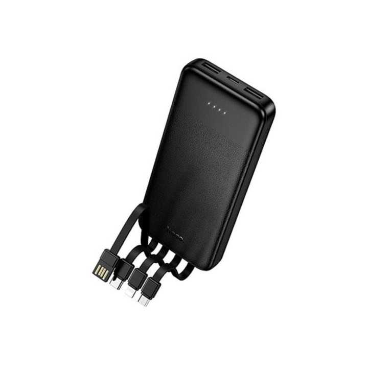 Hoco J163 Powerbank 10.000mAh con 4 tipos de Cables Incluidos