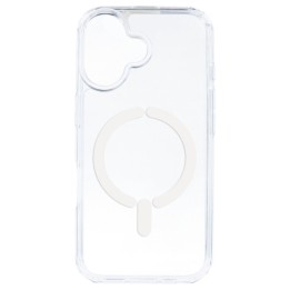 FUNDA PARA IPHONE 16 PLUS TRANSPARENTE MAGSAFE