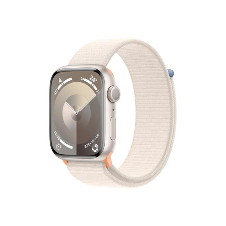 Apple Watch Series 9 GPS 45mm Starlight Aluminium (MR983QL/A)