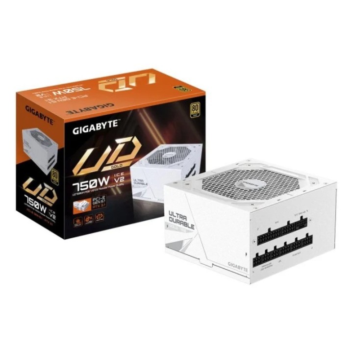 FUENTE DE ALIMENTACION GIGABYTE UD 750W PG5 80+ MODULAR ATX GOLD WHITE