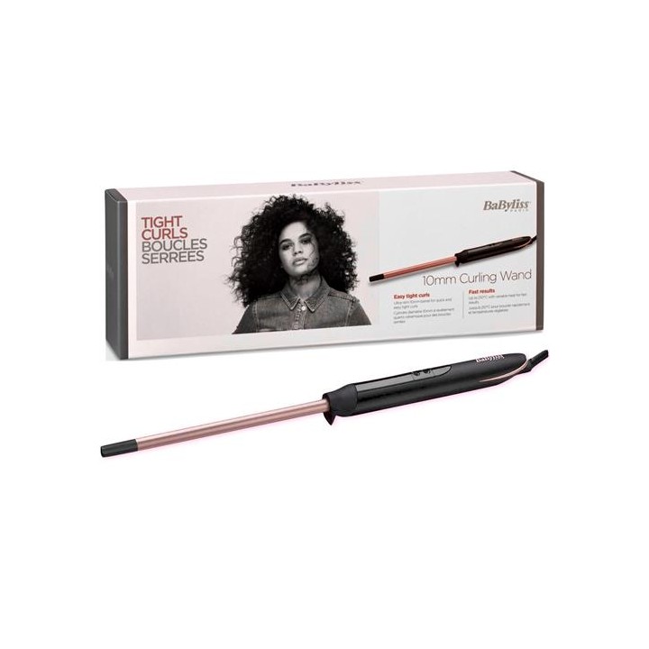 Babyliss C449E Tenacilla de Pelo 10mm para rizos muy definidos