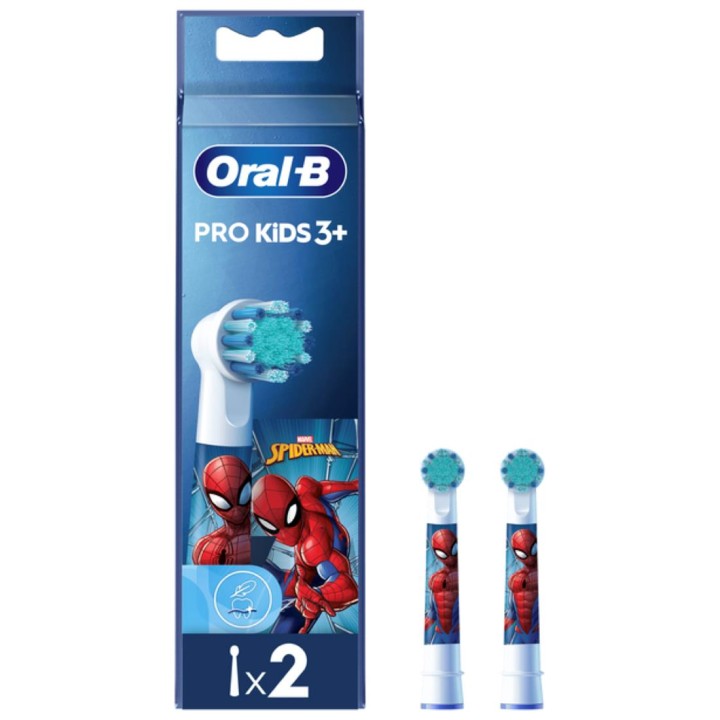 Braun Oral-B 2 Cabezales de Recambio Pro Kids 3+ Spiderman (EB10S-2)