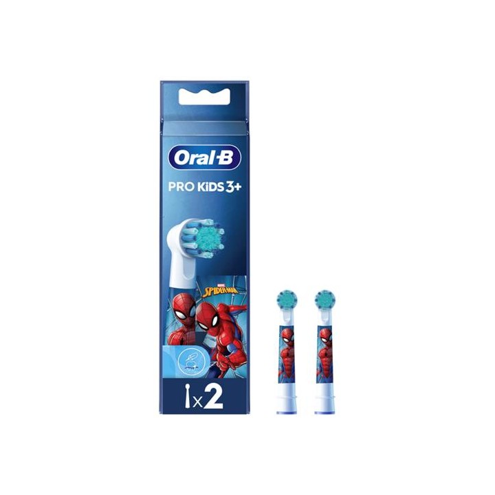 Braun Oral-B 2 Cabezales de Recambio Pro Kids 3+ Spiderman (EB10S-2)
