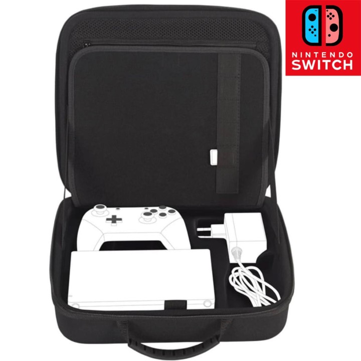 Bigben Funda para Nintendo Switch Negra (SWITCHSTORACASE)
