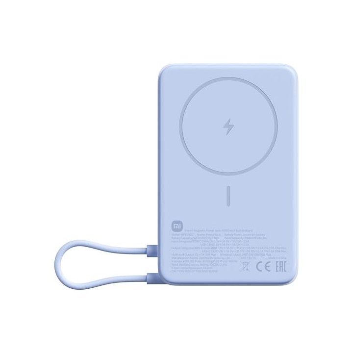 Xiaomi Magnetic Powerbank 10000 mAh 33W con Soporte Integrado Blue (BHR08PCGL)