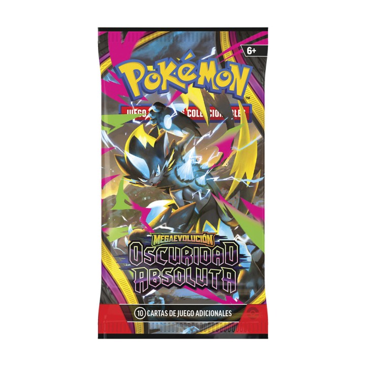 Sobre cartas Expansion Megaevolucion Oscuridad Absoluta Julio 2026 Pokemon español surtido