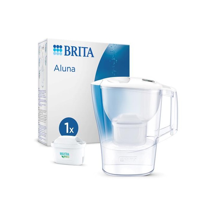 Brita Jarra Filtrante Aluna Blanca 2.4L+ Filtro Maxtra Pro