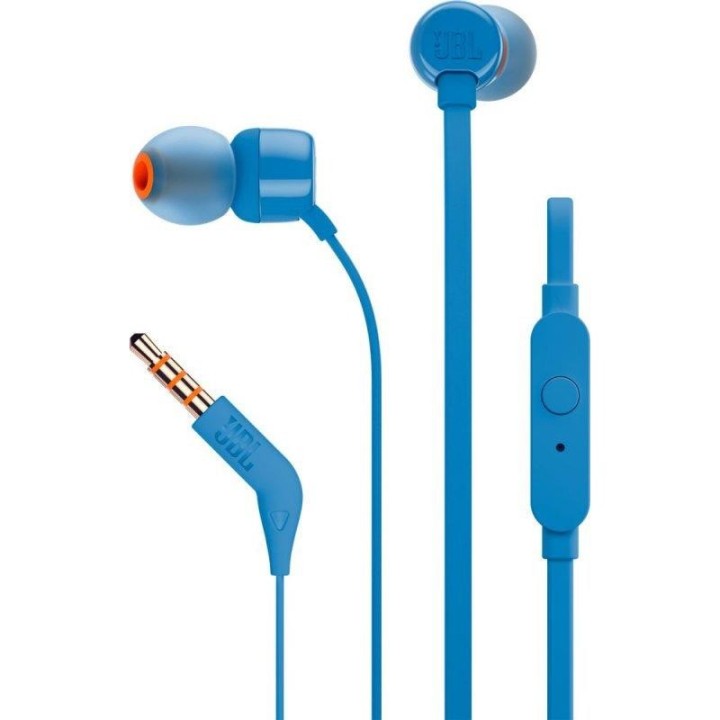AURICULARES + MICROFONO JBL TUNE 110 IN EAR AUX BLUE