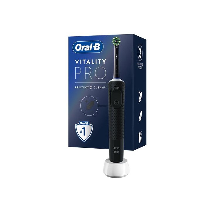 Braun Oral-B Cepillo Vitality Pro con 3 Modos de Limpieza Negro (D103.413.3)