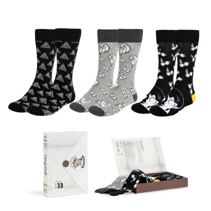 Set 3 calcetines Harry Potter
