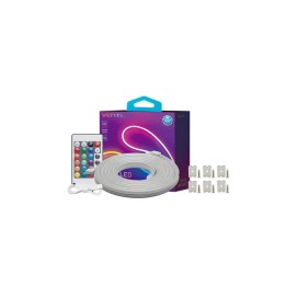 TIRA LED VENTION SILICONA NEON RGB CONTROL REMOTO 5V 1M