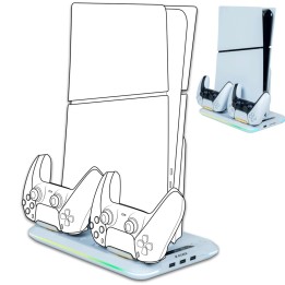 Nacon Base Vertical con Ventilador y cargador para Playstation 5