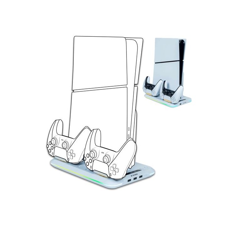 Nacon Base Vertical con Ventilador y cargador para Playstation 5