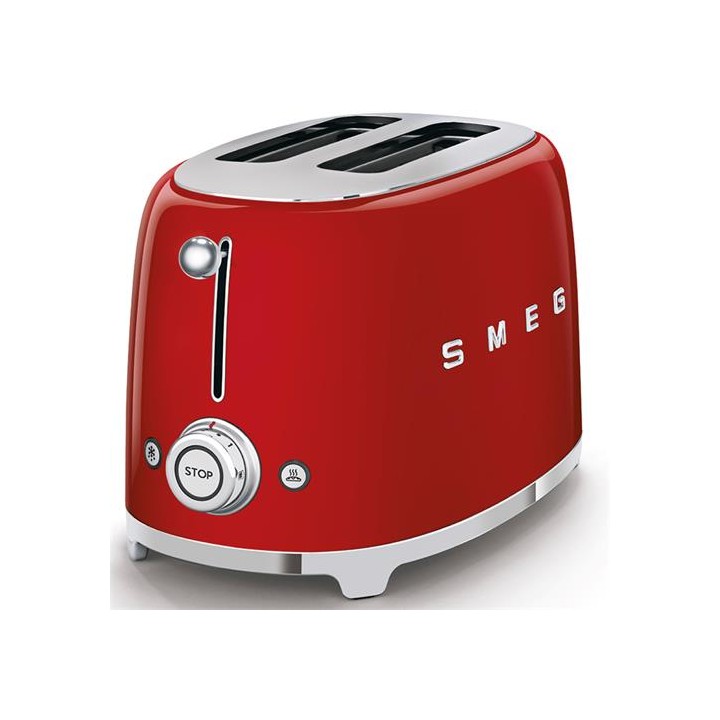 Smeg TSF01RDEU Tostadora Retro 2 Ranuras Roja
