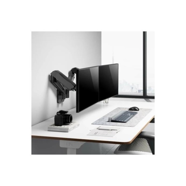 SOPORTE PARED MONITOR AISENS 2 BRAZOS 17-32 9KG BLACK