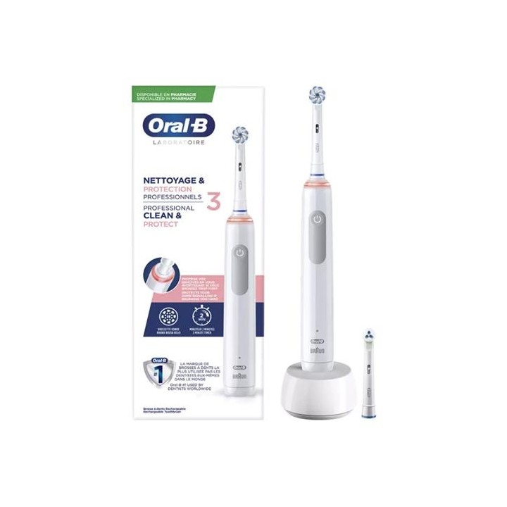 Braun Oral-B Cepillo Profesional 3 Clean & Protect Blanco (D505.523.3)