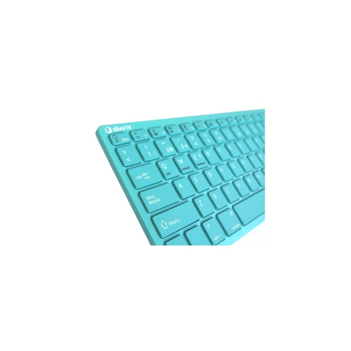 TECLADO SILVERHT BLUETOOTH COLORS EDITION AZUL 111938740199