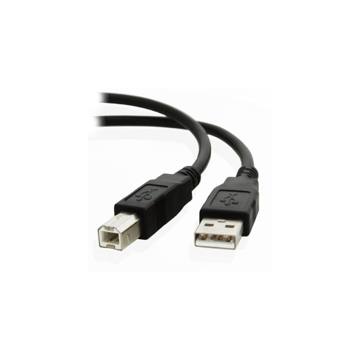 CABLE USB NANO CABLE USB2.0 A/M - USB2.0 B/M 1.0M NEGRO IMPRESORA 10.01.0102-BK