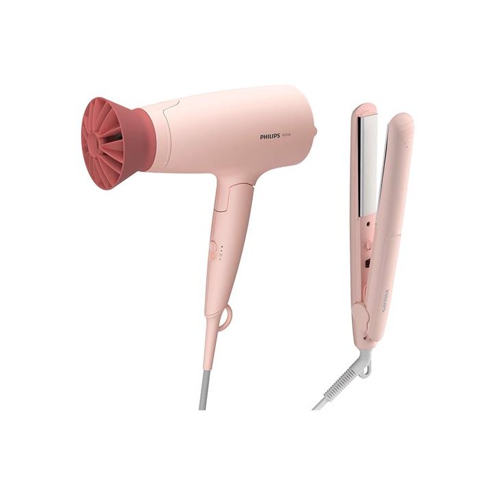 Philips BHP398/00 Kit Secador 1600w y Plancha Serie 3000