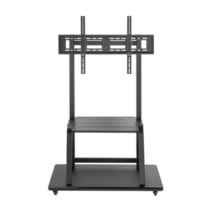 SOPORTE TV MONITOR AISENS SUELO CON RUEDAS 37-100 150KG BLACK/SILVER
