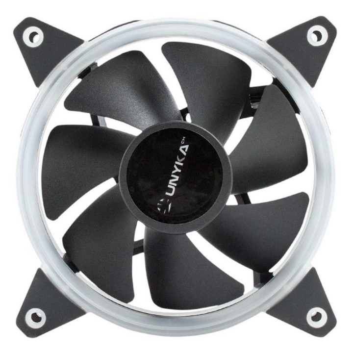 PACK 3 VENTILADORES 12CM UNYKACH CANDY 30 ARGB + CONTROLADORA