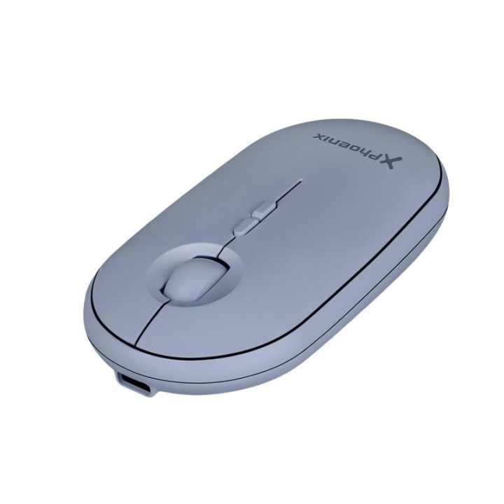 RATON PHOENIX REBBLE SILENT 1600DPI WIRELESS BLUETOOTH RECARGABLE BLUE