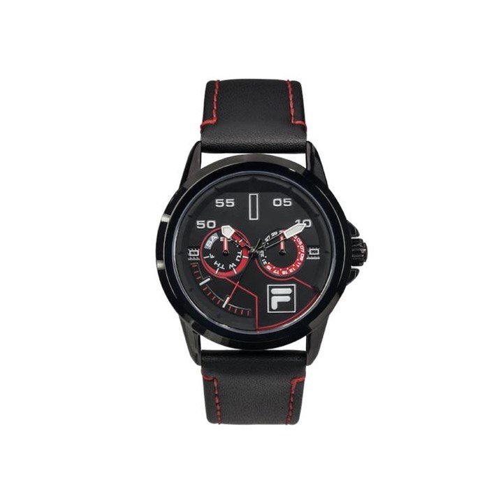 FILA 38-169-101 RELOJ LEATHER NEGRO
