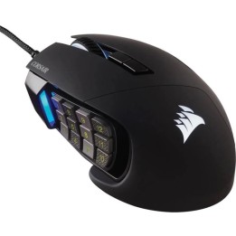 RATON GAMING CORSAIR SCIMITAR ELITE RGB USB 16K DPI BLACK