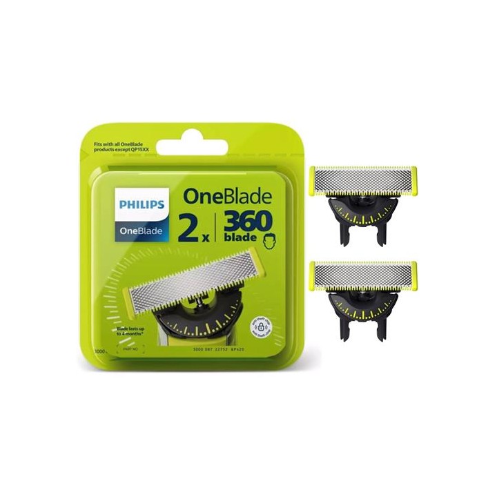 Philips QP420/50 OneBlade 360 Cuchilla Flexible Pack 2