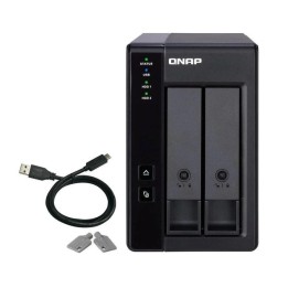 UNIDAD EXTERNA QNAP 2 HDD 3.5-2.5 TR-002 USB-C