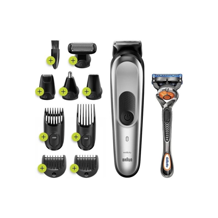 Braun BT7220 Recortadora de Barba Recargable Litio con Set de Accesorios