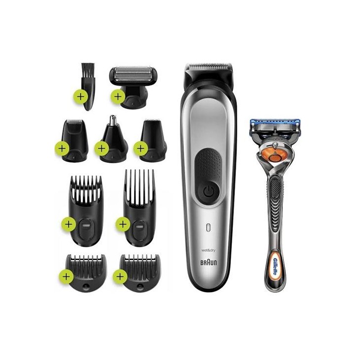 Braun BT7220 Recortadora de Barba Recargable Litio con Set de Accesorios