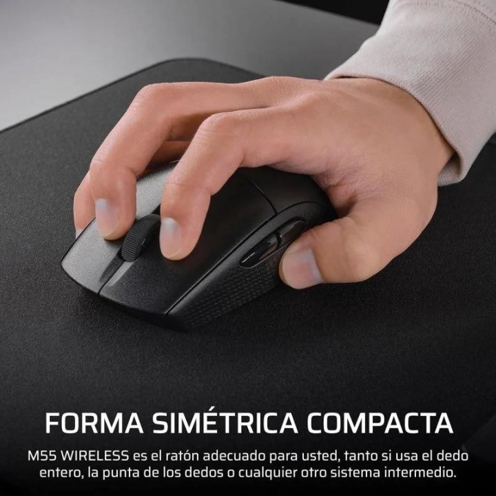 RATON GAMING CORSAIR M55 SLIPSTREAM WIRELESS BLACK
