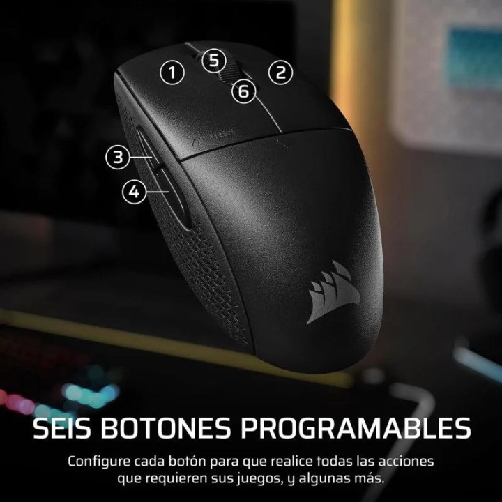 RATON GAMING CORSAIR M55 SLIPSTREAM WIRELESS BLACK