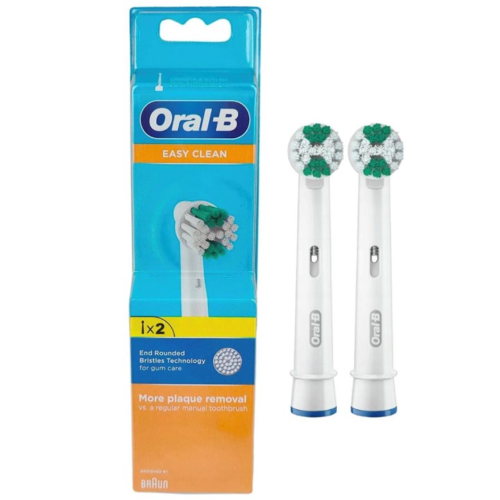 Braun Oral-B 2 Cabezales de Recambio Easy Clean (EB17B-2)