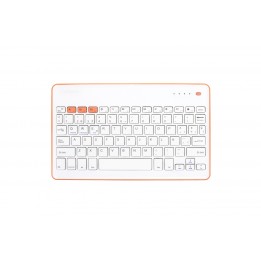 TECLADO SILVERHT BLUETOOTH BLANCO NARANJA 111936740199