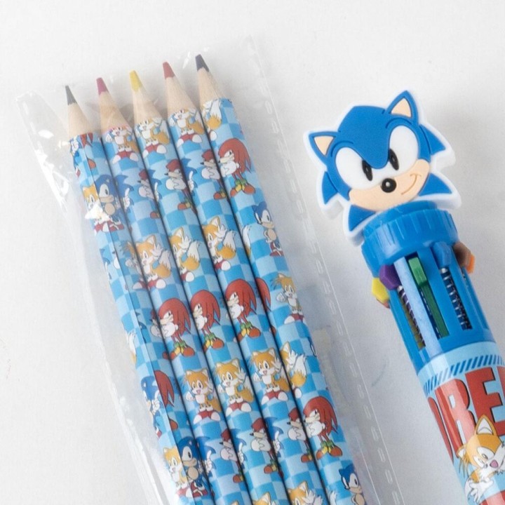 Set papeleria Sonic the Hedgehog