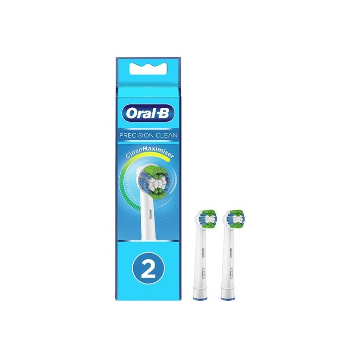 Braun Oral-B 2 Cabezales de Recambio Precision Clean (EB20RB-2)