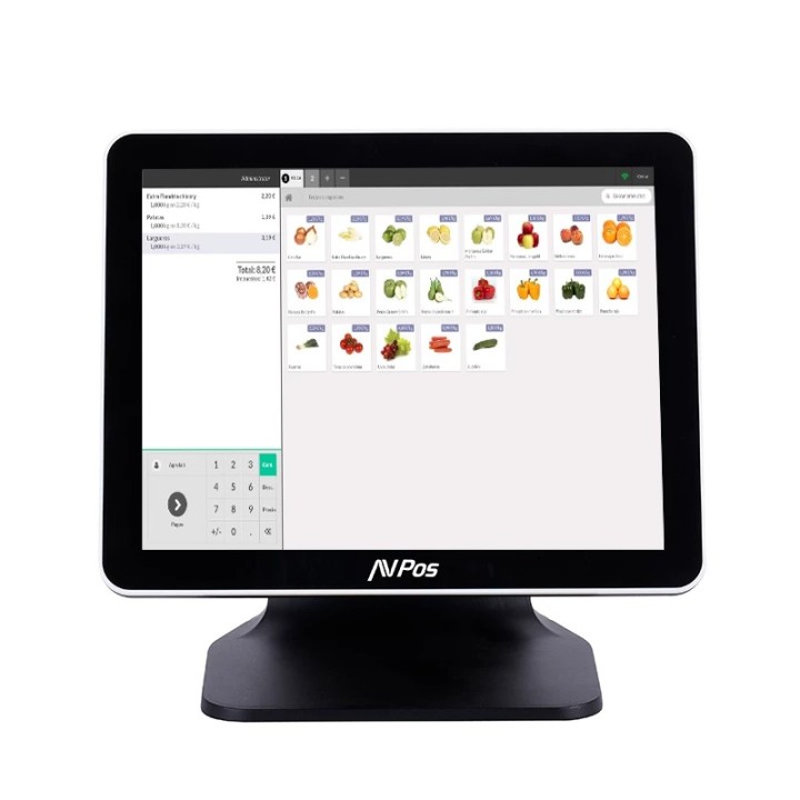 TPV AVPOS K5000 15 ALUMINIO TACTIL INTEL N100/8GB/128GB/LAN 1000 3YR